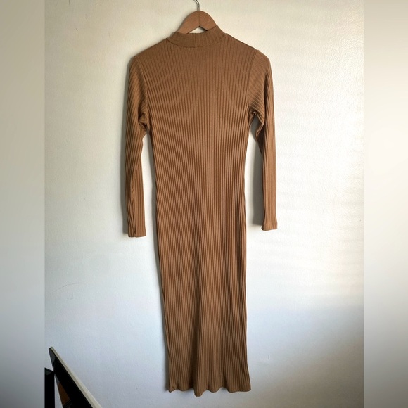 ASOS Camel Ribbed Knit Top - Picture 3 of 3